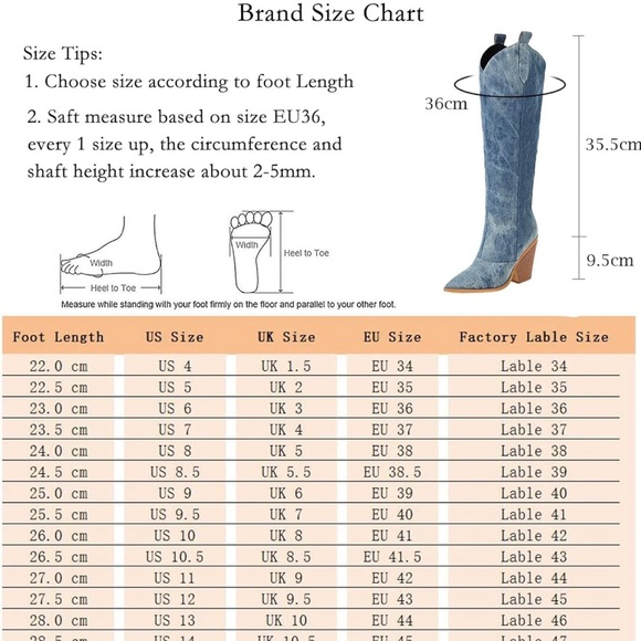 Basso Austin Denim Boots size 10 - Picture 6 of 9